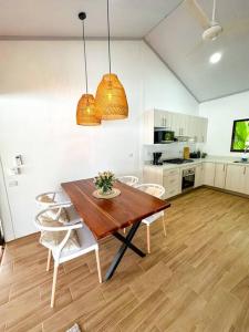 Kuchyň nebo kuchyňský kout v ubytování Casa Garza, con a/c y wifi