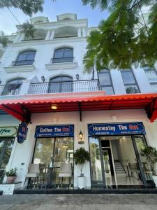 Budova, kde se aparthotel nachází