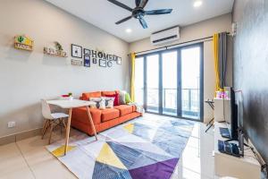 Istumisnurk majutusasutuses One Residence KL - Near Bukit Bindang,TRX and Lalaport