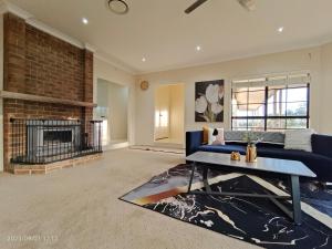 Ruang duduk di Hunter Valley Nulkaba breathtaking views relax