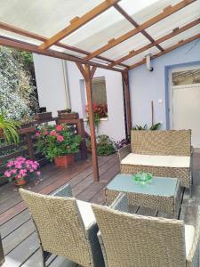 Posezení v ubytování Apartman Modry dum