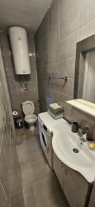 Koupelna v ubytování Apartman Sen's