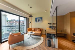 Posezení v ubytování Mia Hotel - Shanghai Xuhui Jiaotong University