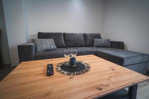 Posezení v ubytování Apartmány v Podzámčí