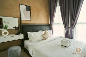 Katil atau katil-katil dalam bilik di Trion Kuala Lumpur by Five Senses