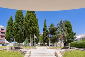 Jardín al aire libre en Clube Vilarosa