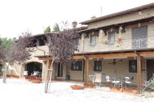 The building in which a panziókat is located