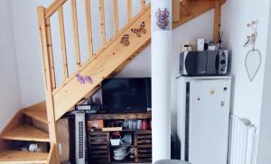 Dapur atau dapur kecil di la marmotte tranquille