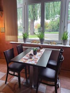 Posezení v ubytování Hotel Altes Badehaus