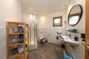 Kúpeľňa v ubytovaní Appartements Am Burgsee
