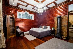 เตียงในห้องที่ Enter Tromsø Ultimate Luxury - Jacuzzi & Sauna