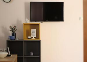 TV a/nebo společenská místnost v ubytování Apartments Dante