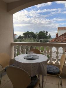 Balkón nebo terasa v ubytování Apartments Dante