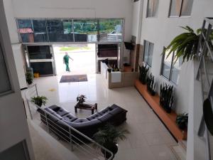 TV/trung tâm giải trí tại Apartamento cerca parque del Café con Piscina