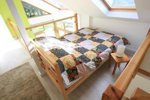 מיטה או מיטות בחדר ב-Orchard Nook - Sleeps 4, 2 Bedrooms (one ensuite)