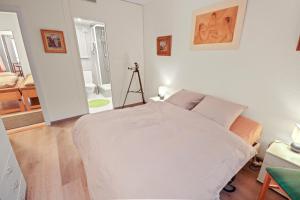 Voodi või voodid majutusasutuse Logement avec vue époustouflante sur les montagnes toas