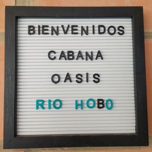 Certifikát, hodnocení, plakát nebo jiný dokument vystavený v ubytování Cabañas Oasis