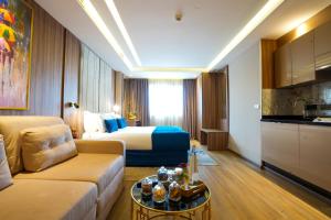 Posezení v ubytování First Suites Hôtel