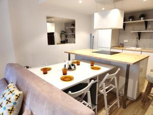 Η κουζίνα ή μικρή κουζίνα στο Apartamento Marcos