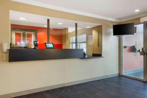 a lobby of a hospital with a reception counter at Extended Stay America Suites - Hartford - Farmington in Farmington
