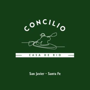 a logo with a man on a snowboard at Concilio I in San Javier