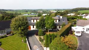 an aerial view of a house at Rossmore House in Monaghan