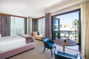 Postel nebo postele na pokoji v ubytování Drey Hotel + 37 fotografií