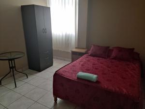 Postel nebo postele na pokoji v ubytování Hospedaje San Camilo Tacna