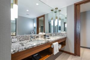 Koupelna v ubytování Drey Hotel