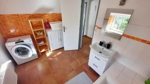 Eldhús eða eldhúskrókur á Apartmán Franz Josef