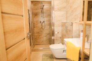 Vannituba majutusasutuses Apartmán 4 - u PAC-MANa - Rezidence K Lanovce +24 fotot