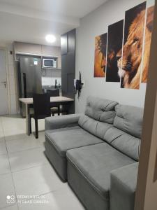 Χώρος καθιστικού στο Empresarial Jam flat em olinda +6 φωτογραφίες