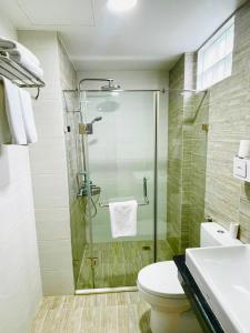 Koupelna v ubytování Hotel De La Seine