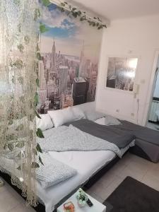 Postel nebo postele na pokoji v ubytování Low cost apartment