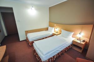 Postel nebo postele na pokoji v ubytování Hotel Trzy Światy Spa & Wellness Rajska WySpa