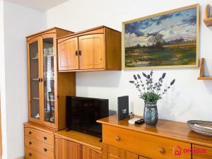 TV a/nebo společenská místnost v ubytování Acogedor SierraMar 1era Línea