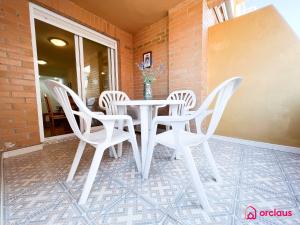 Patio nebo venkovní prostory v ubytování Acogedor SierraMar 1era Línea