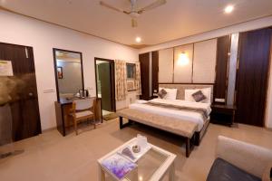 Krevet ili kreveti u jedinici u okviru objekta Hotel Opera Delhi Airport