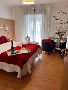 Ein Bett oder Betten in einem Zimmer der Unterkunft Casa Blanco Conde