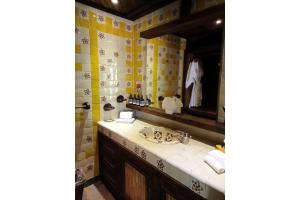 Ванная комната в Hotel Boutique Posada De Las Flores Loreto