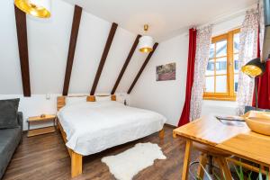 Postel nebo postele na pokoji v ubytování B&B Villa Sumrak Plitvica Rooms