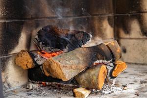 Gril dostupný pro hosty v bed and breakfast