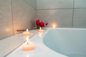 Koupelna v ubytování B&B Villa Sumrak Plitvica