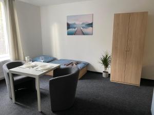 Posezení v ubytování Apartmány Plzeň Zborovská 22 a