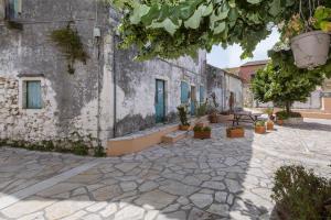 Bygningen som feriehuset ligger i