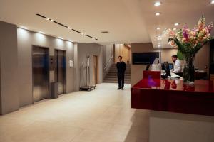 The lobby or reception area at Hotel Spa Republica