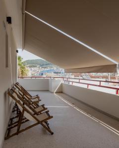 Balkón nebo terasa v ubytování Eudaimonia - Luxury Apartment in Agrinio
