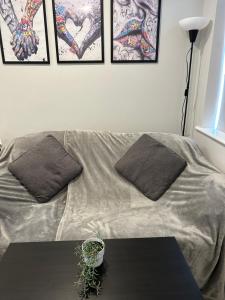 Posezení v ubytování Pineridge Snug