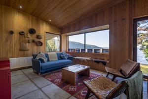 Posezení v ubytování Casas Martín Pescador, Lago Huillinco, Chiloe
