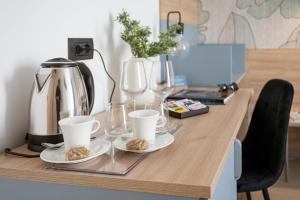 Príslušenstvo na prípravu kávy alebo čaju v ubytovaní Incanto B&B Cefalù